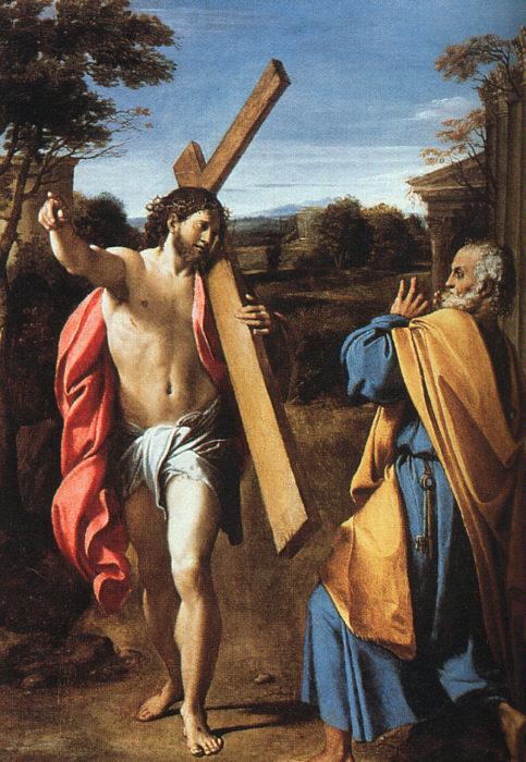 Annibale Carracci Christ Appearing to Saint Peter on the Appian Way oil painting picture